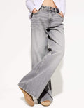 Zara Light Grey Wide-Leg Jeans. (Minor Fault) - lessthan1thousand