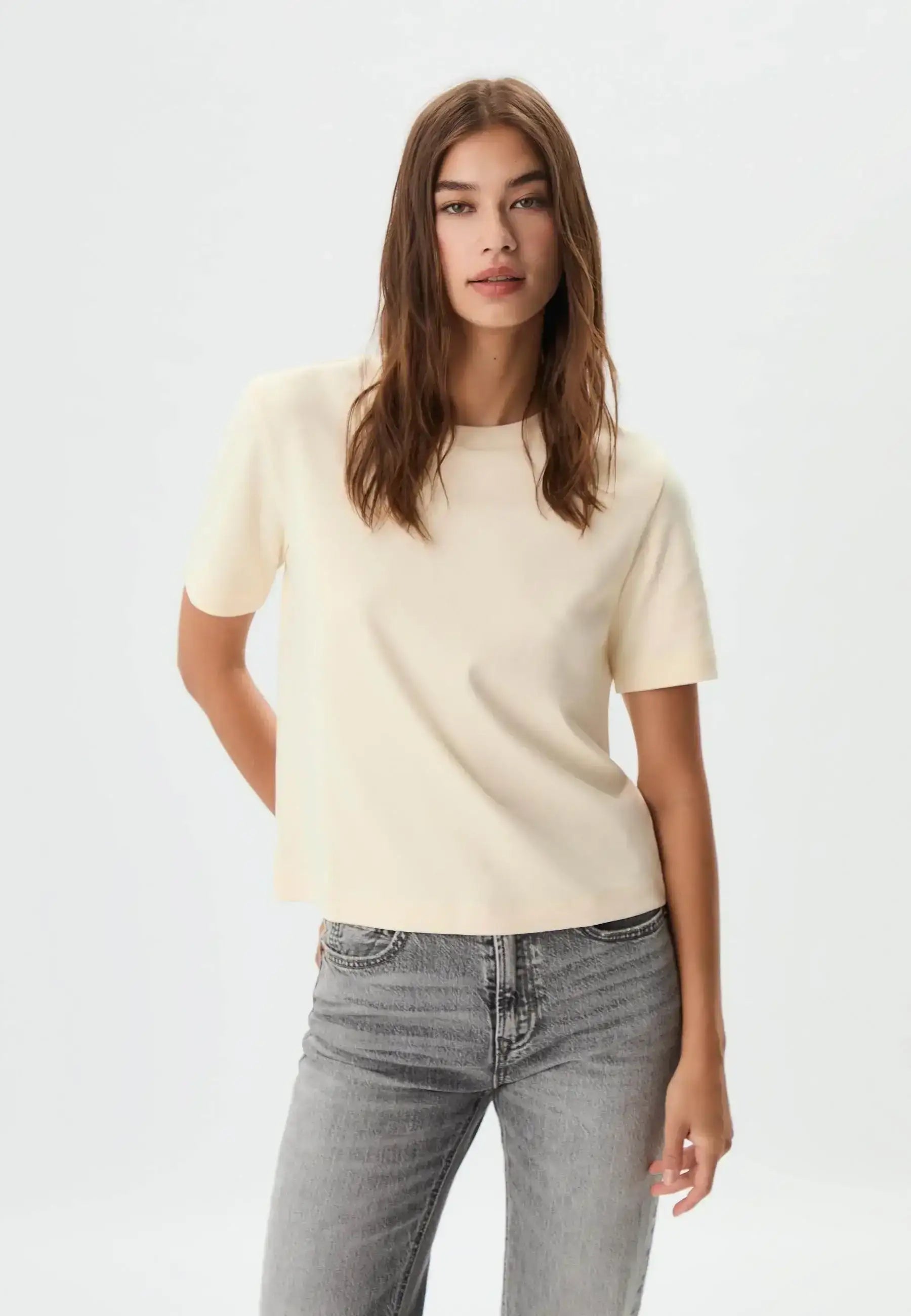 LT1K Regular Sand Essential T-Shirt. - lessthan1thousand