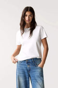 LT1K Regular White Essential T-Shirt. - lessthan1thousand