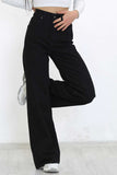 MNG Black High-Waist Loose  Jeans