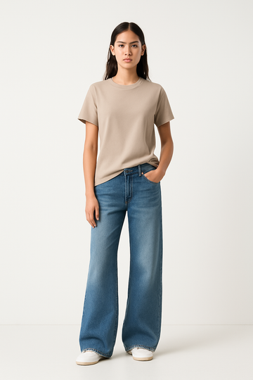 LT1K Regular Light Taupe Essential T-Shirt.