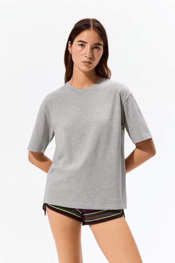 LT1K Loose Grey Essential T-Shirt.