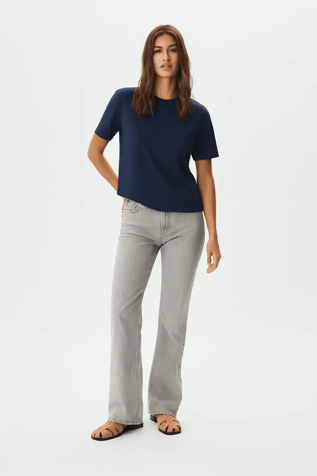 LT1K Regular Navy Blue Essential T-Shirt. - lessthan1thousand