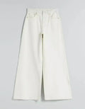 Zara White High-Waisted Wide-Leg Jeans. - lessthan1thousand