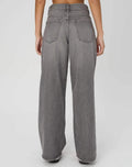 Zara Dark Grey Wide-Leg Jeans (Dark In color).Minor Fault - lessthan1thousand