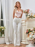 Bershka White Flare Jeans. - lessthan1thousand