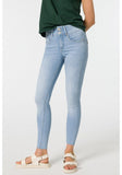 TIFF Light Blue High-Waisted Skinny Jeans lessthan1thousand