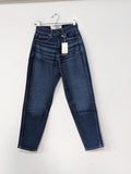 Blue High-Rise Mom Jeans