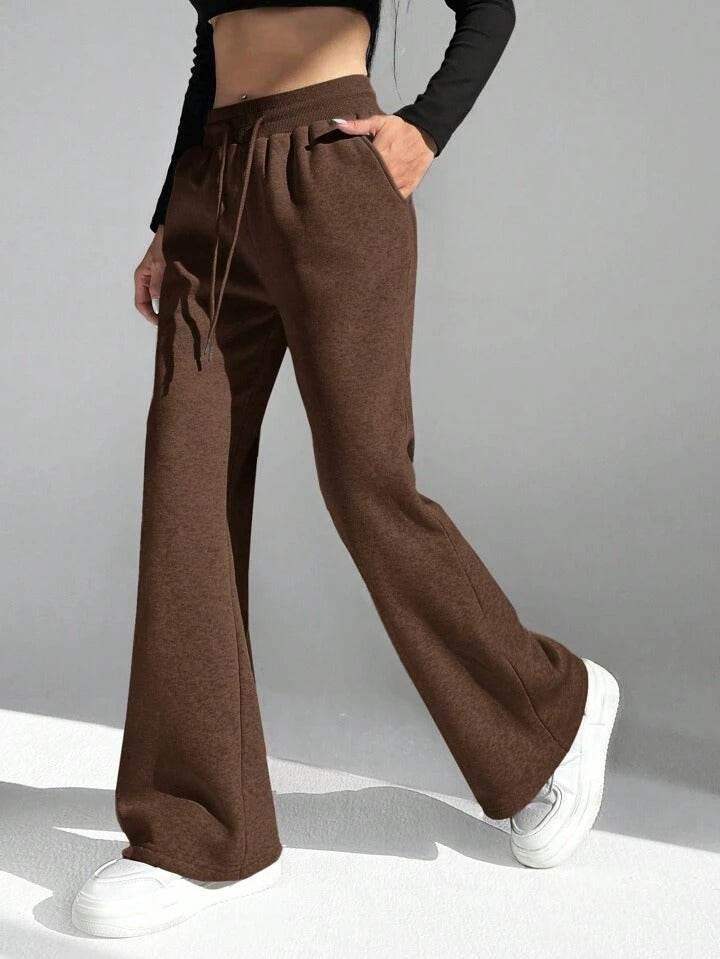 LT1K Brown Flare Trouser (Made For Summer) - lessthan1thousand