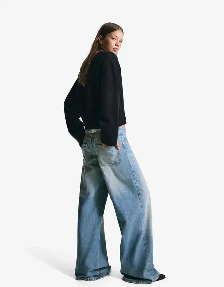 LT1K Wide leg Trouser With Piping Detail.(Perfect For All Season ...