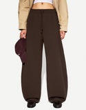 LT1K Brown Barrel Loose Trouser (Made For Summer)