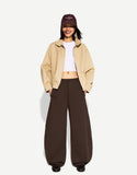 LT1K Brown Barrel Loose Trouser (Made For Summer)