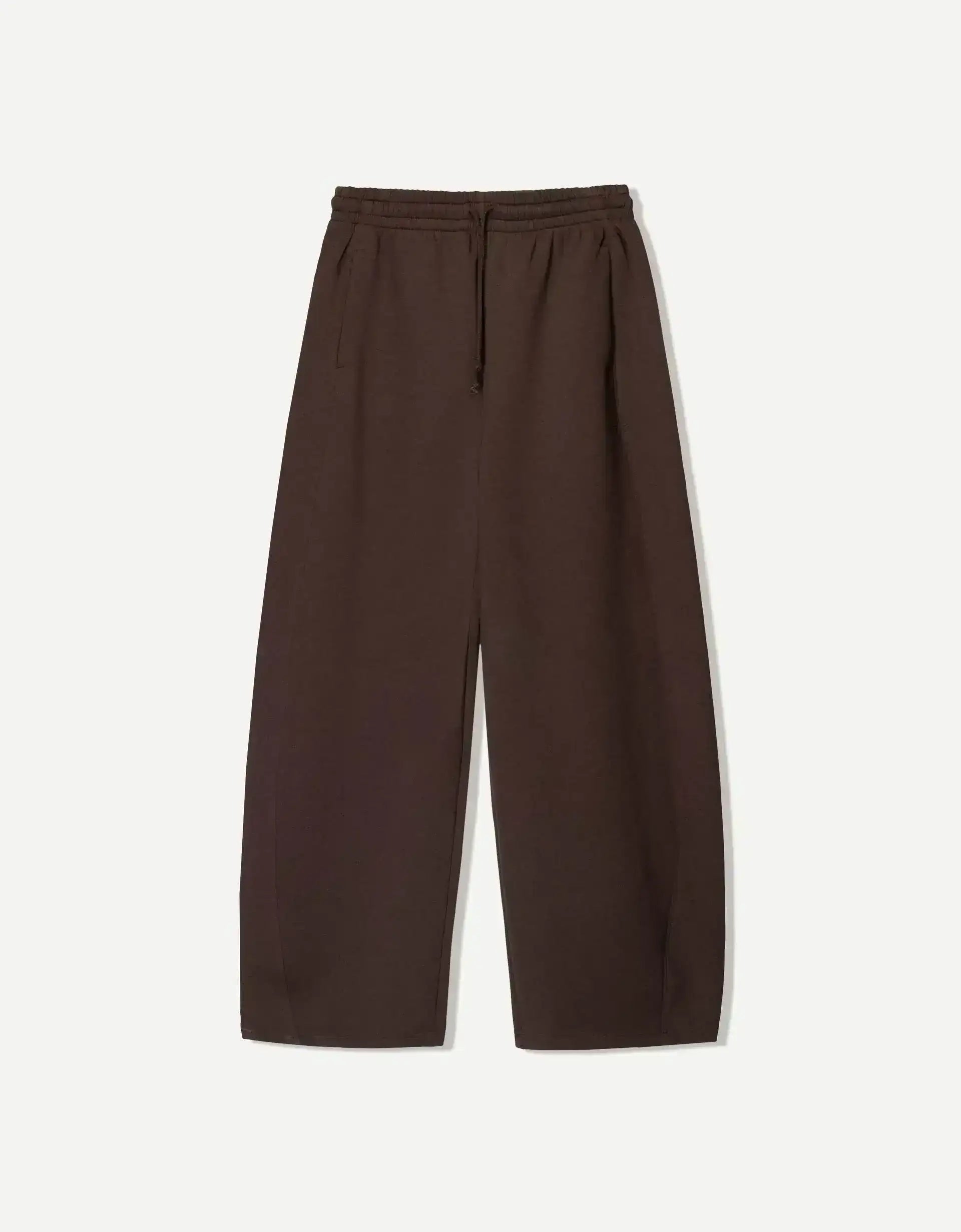 LT1K Pure Brown Barrel Loose Trouser (Made For Summer) - lessthan1thousand