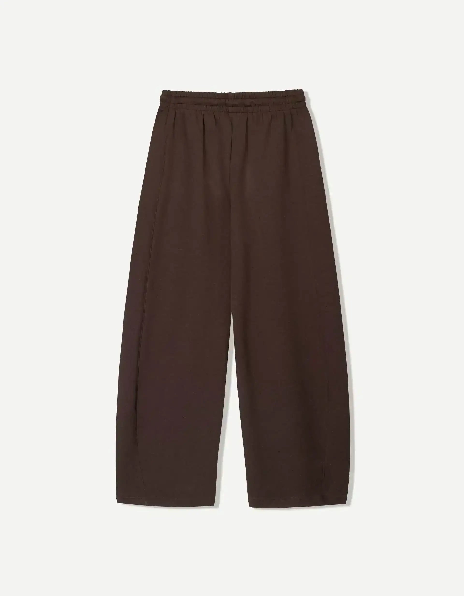 LT1K Pure Brown Barrel Loose Trouser (Made For Summer) - lessthan1thousand