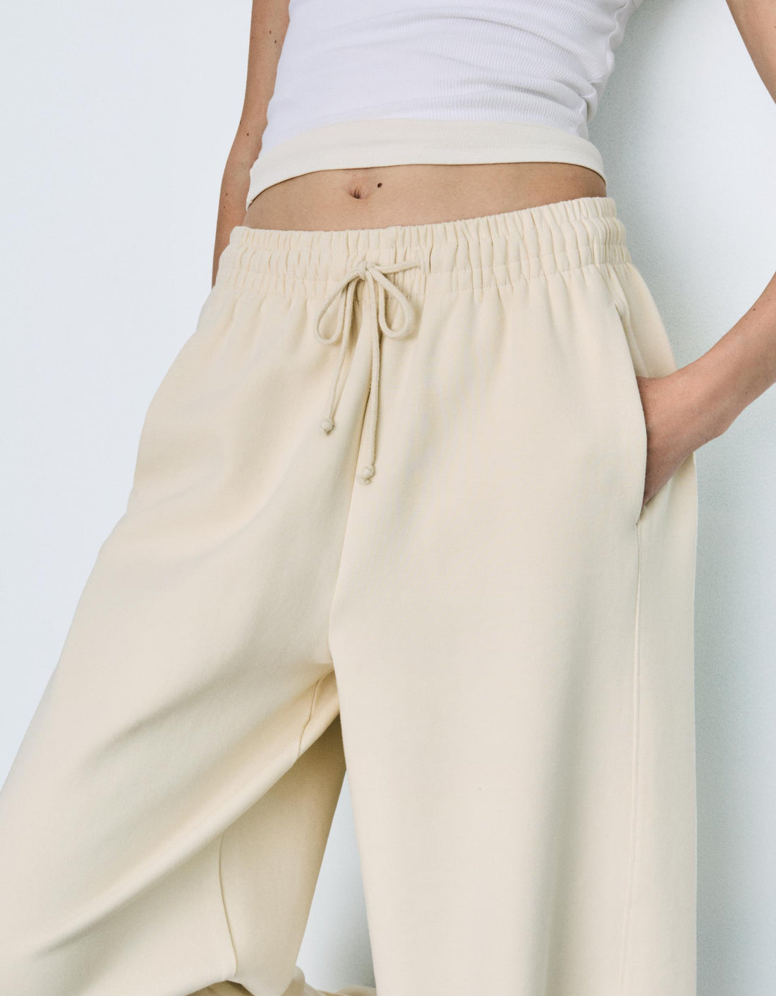 LT1K Sand Color Barrel Loose Trouser (Made For Summer)