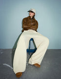 LT1K Sand Color Barrel Loose Trouser (Made For Summer)