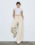 LT1K Sand Color Barrel Loose Trouser (Made For Summer)