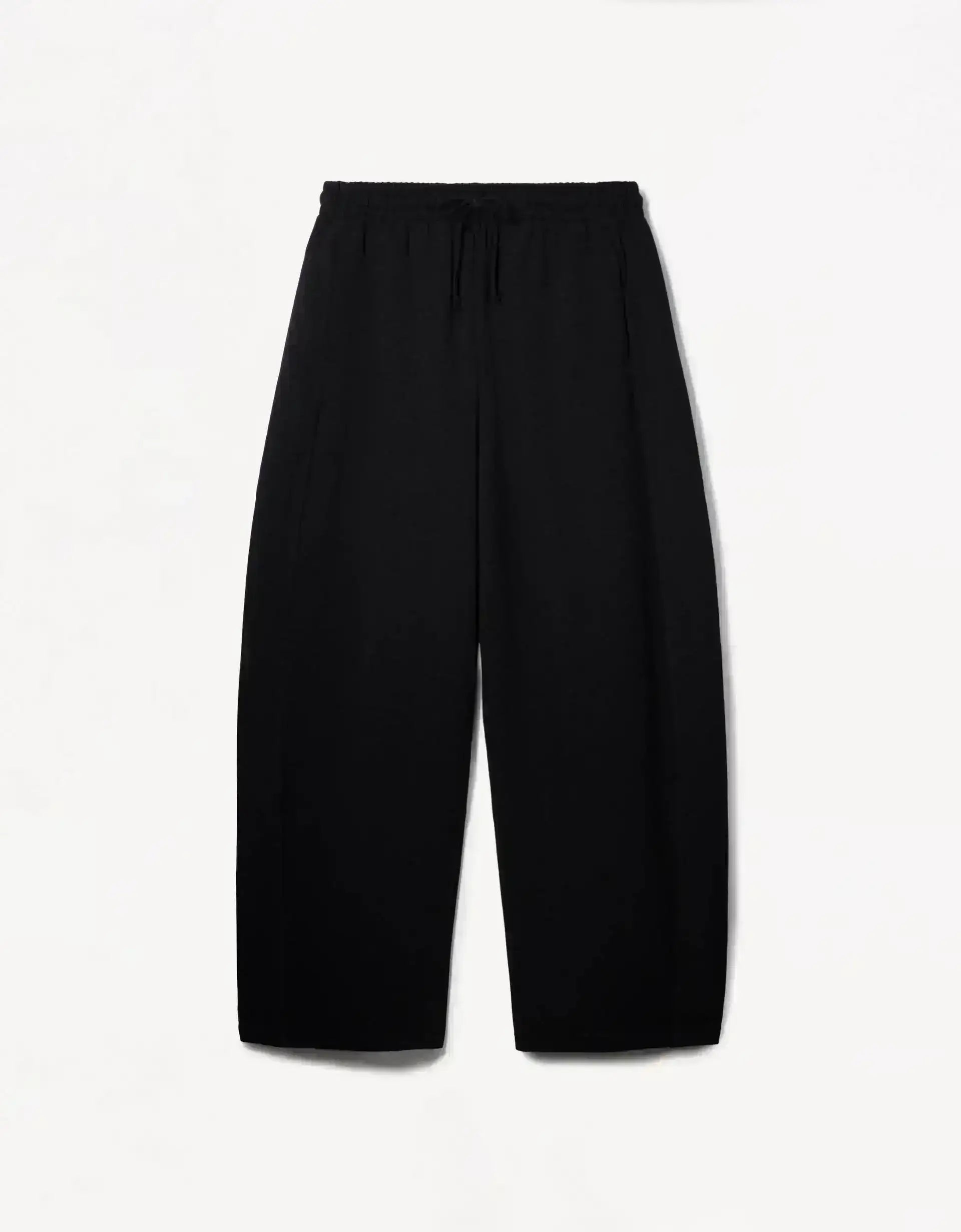 LT1K Pure Black Barrel Loose Trouser (Made For Summer) - lessthan1thousand