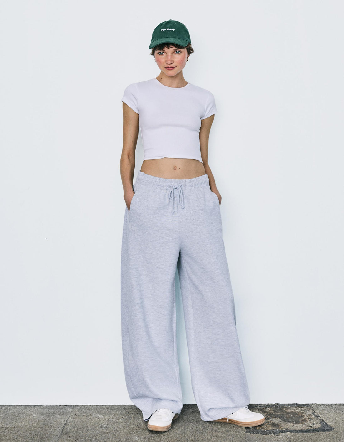 LT1K Grey Barrel Loose Trouser.(Perfect For All Season)