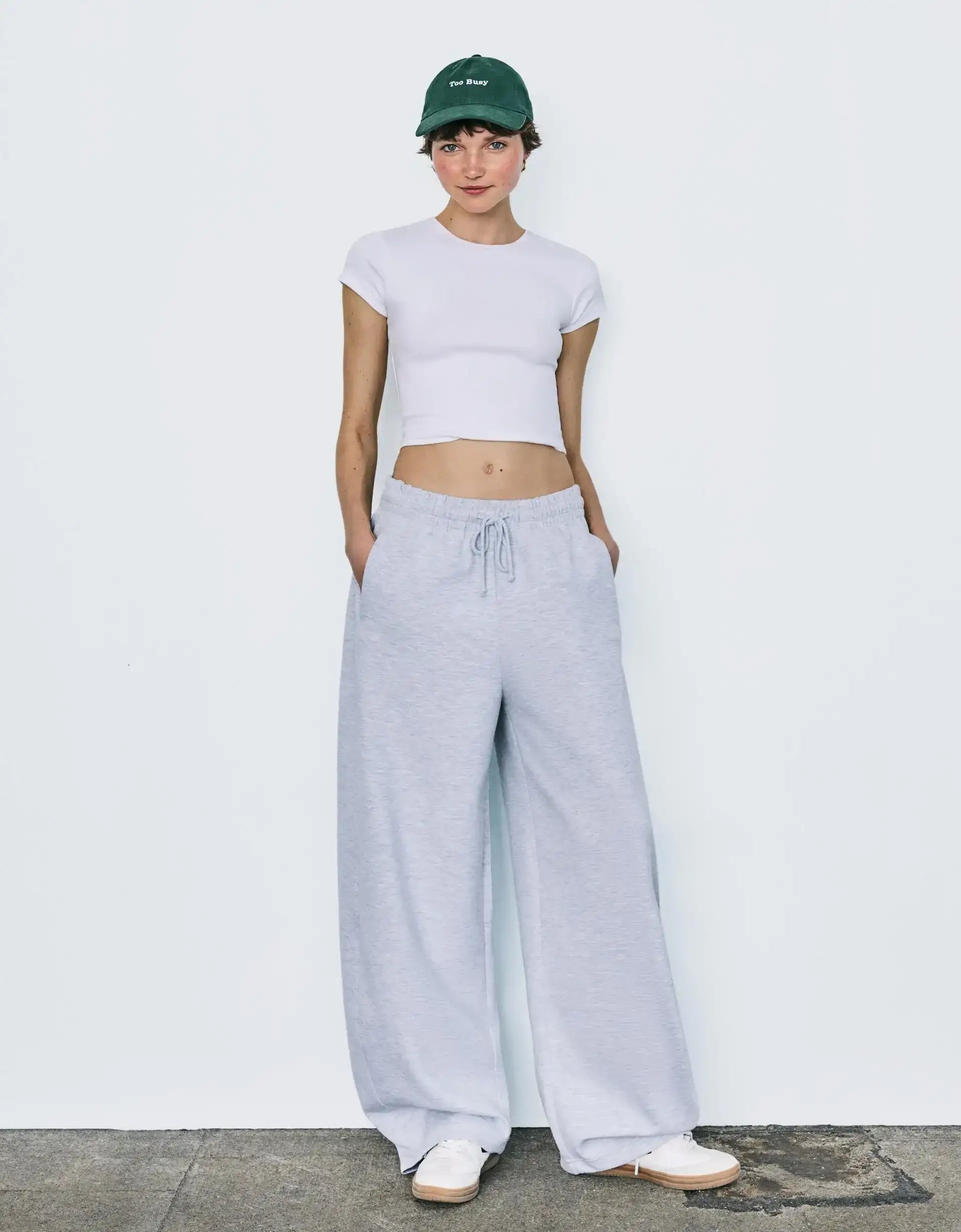 LT1K Grey Barrel Loose Trouser.(Perfect For All Season)