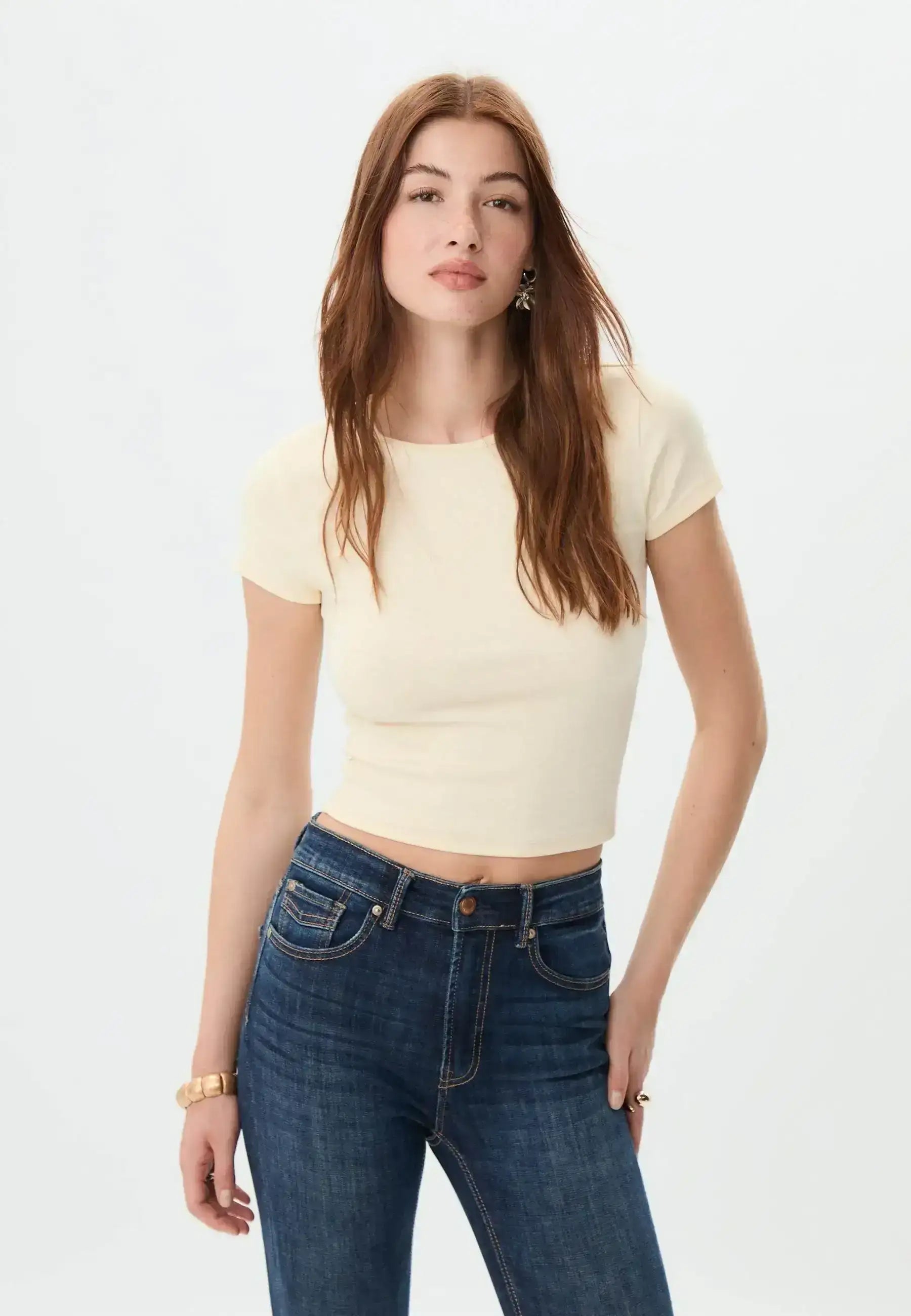 LT1K Navy Blue Essential Slim T-Shirt.