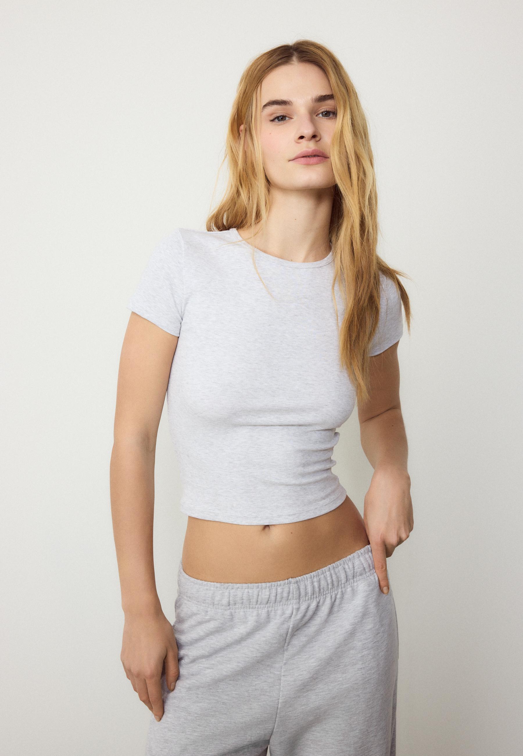 LT1K Slim Grey Essential T-Shirt.