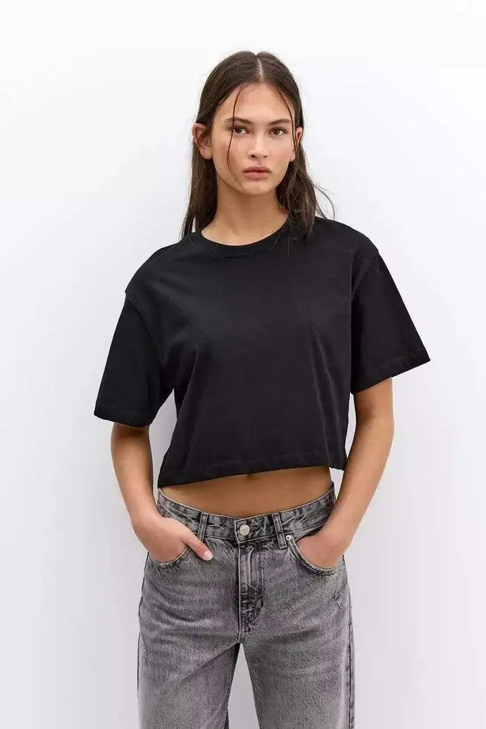 LT1K Essential Crop Oversize T-Shirt