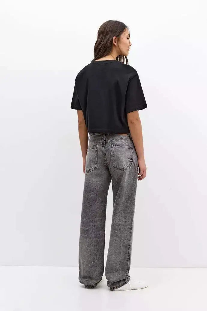 LT1K Essential Crop Oversize T-Shirt