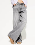Zara Light Grey Wide-Leg Jeans. (Minor Fault) - lessthan1thousand