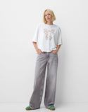 MNG Medium Grey Wide-Leg Jeans