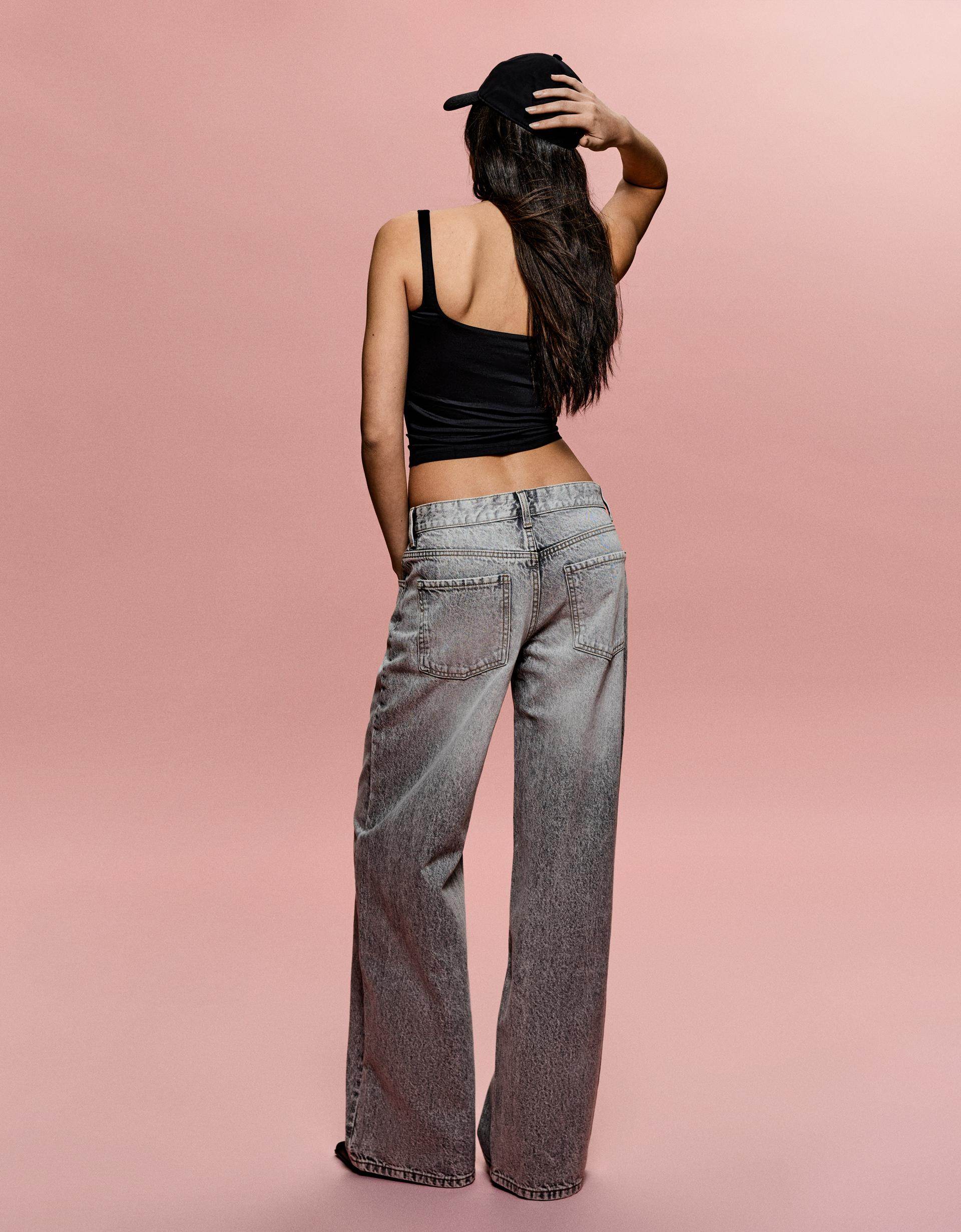 Zara Dark Grey Wide-Leg Jeans. - lessthan1thousand