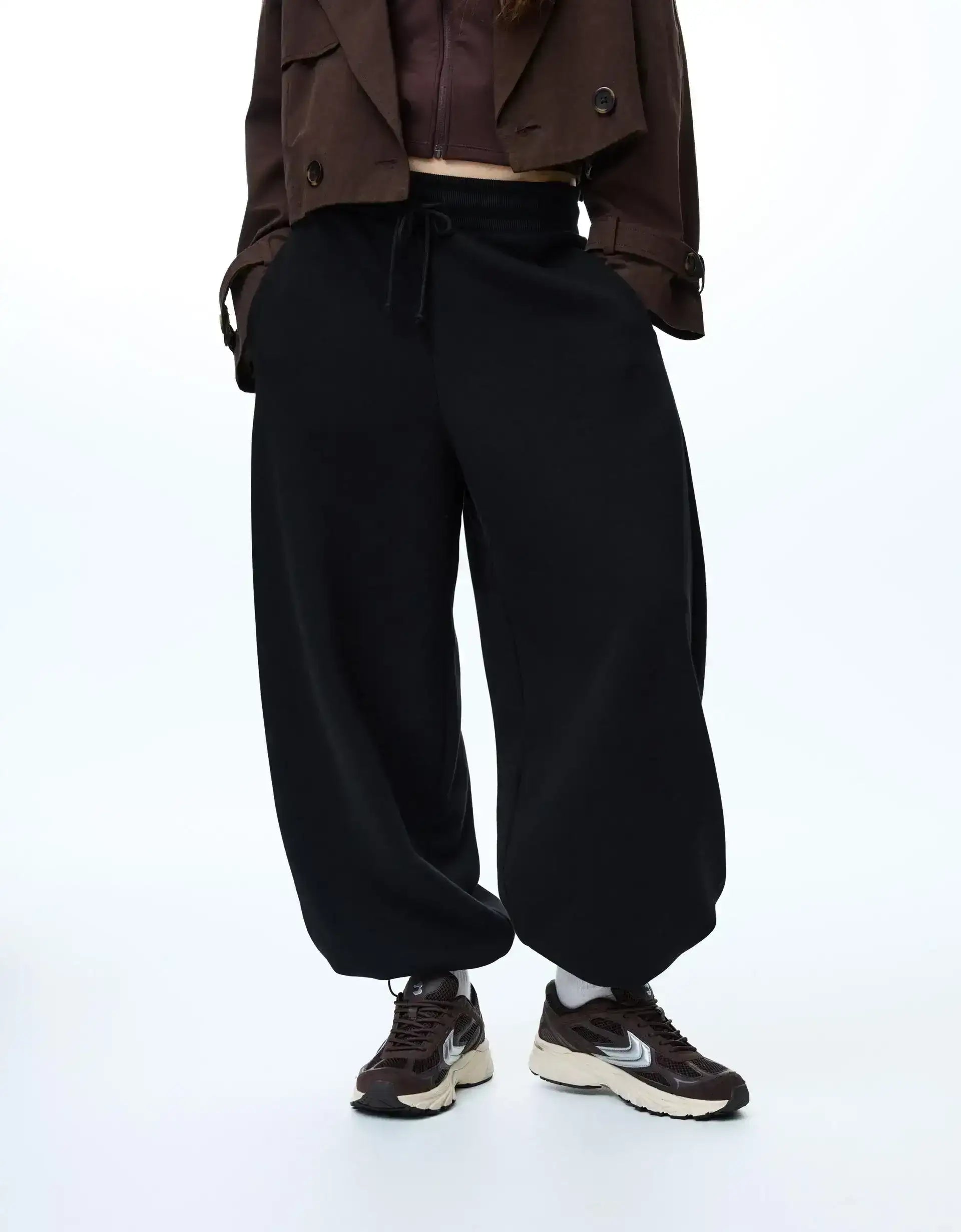 LT1K Baggy Trouser With Stopper Finish On Hem.(Perfect For All Season)
