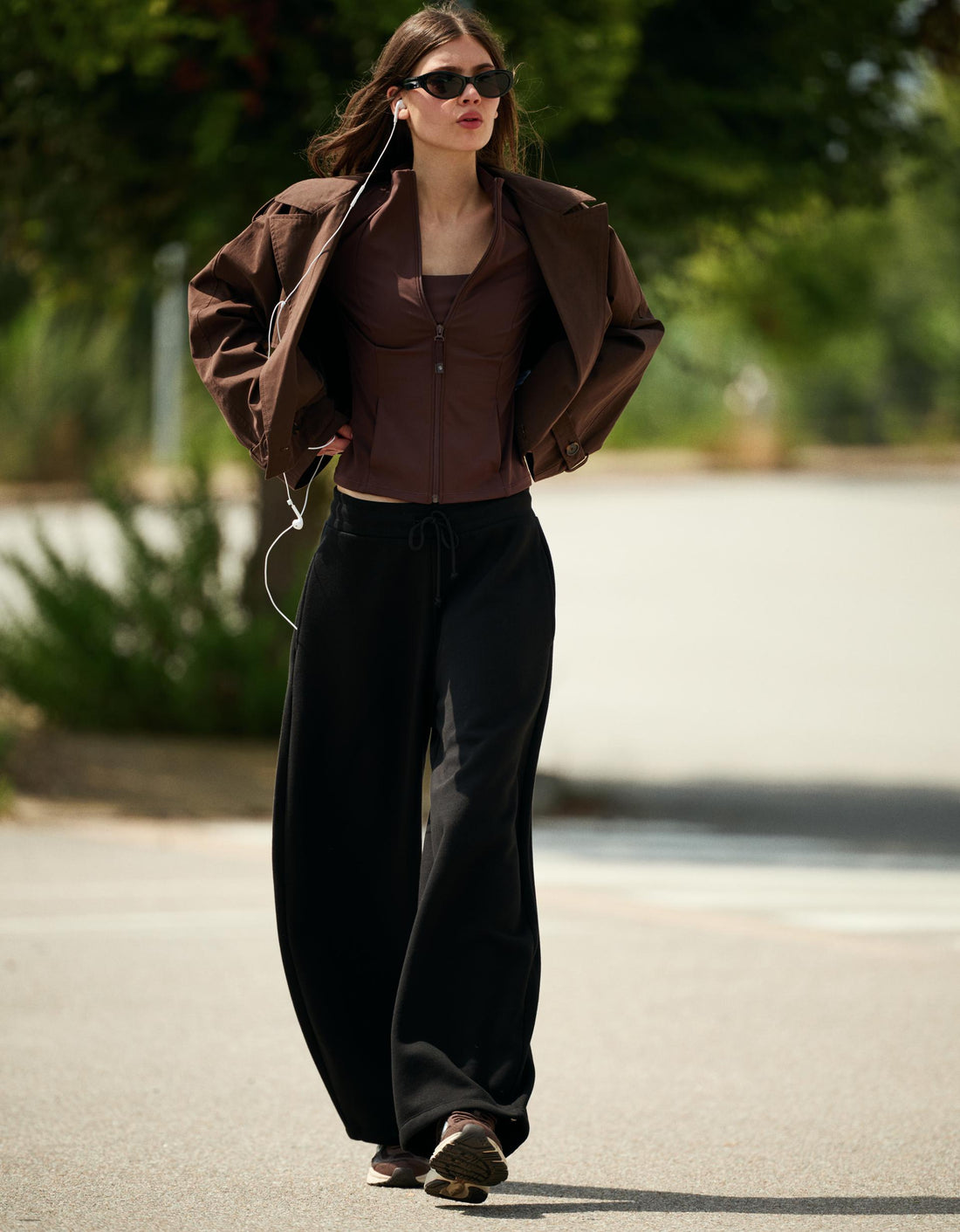 LT1K Baggy Trouser With Stopper Finish On Hem.(Perfect For All Season)