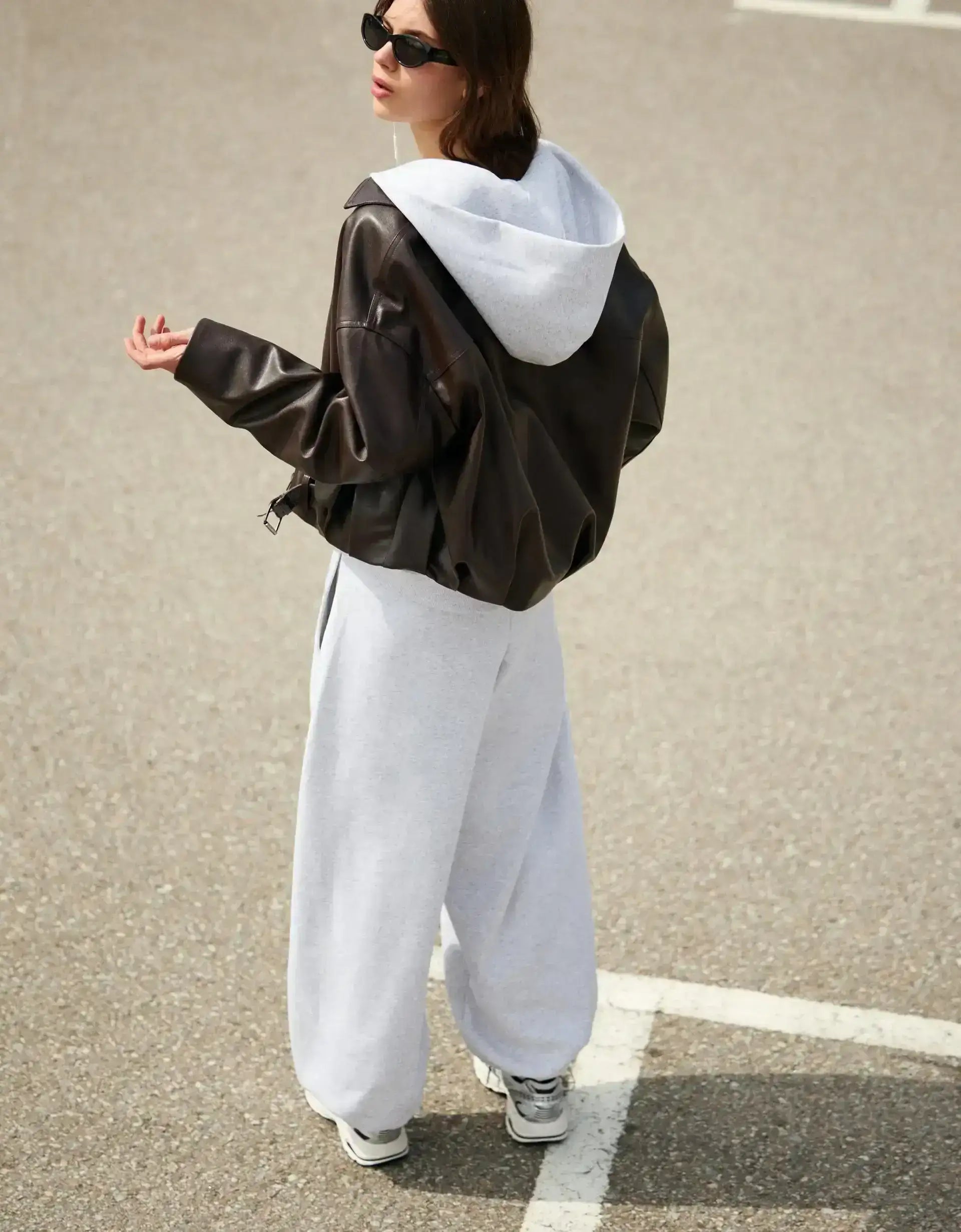 LT1K Baggy Trouser With Stopper Finish On Hem.(Perfect For All Season)