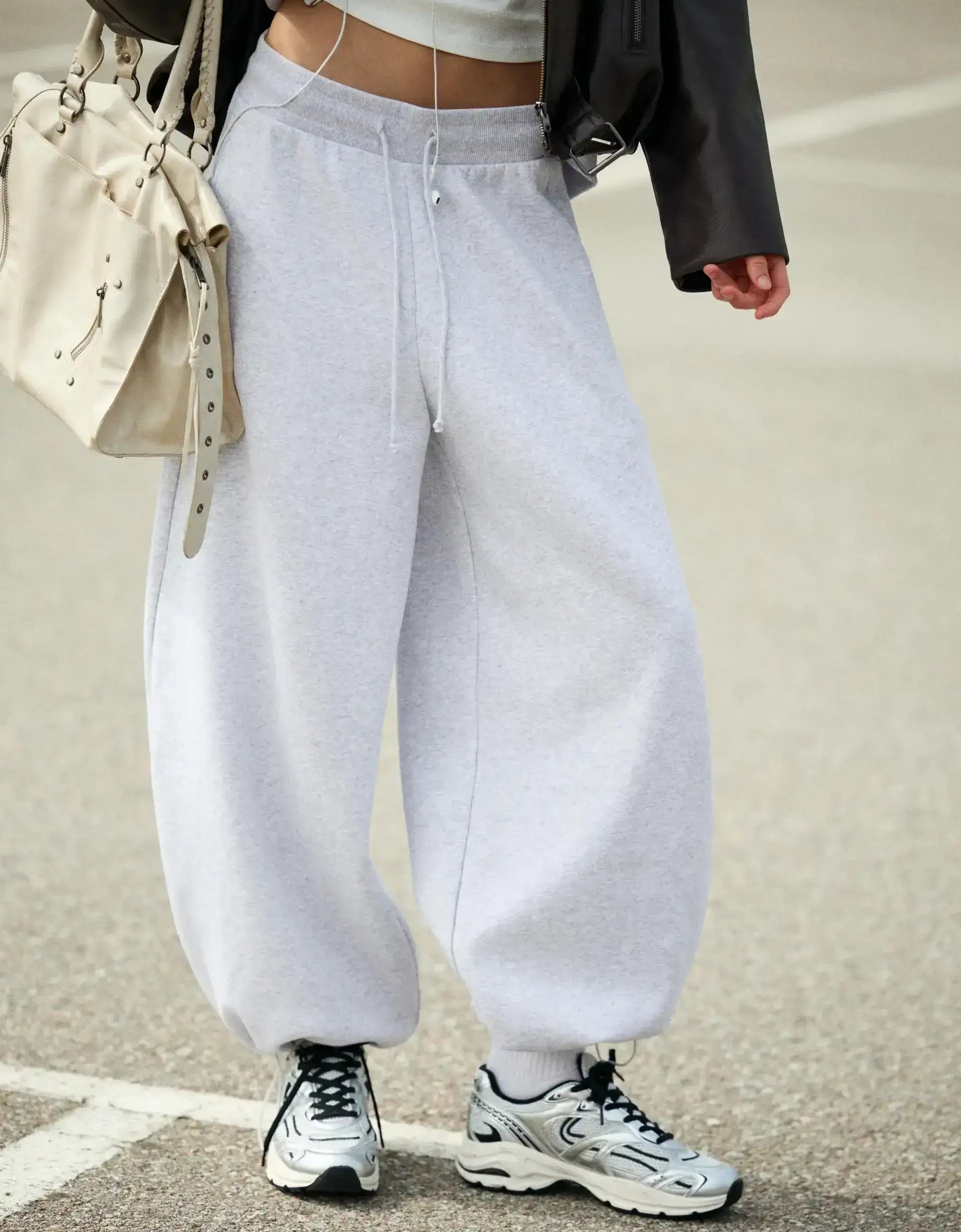 LT1K Grey Trouser With Stopper Finish On Hem Perfect For All Season lt1k-grey-trouser-with-stopper-finish-on-hem-perfect-for-all-season
