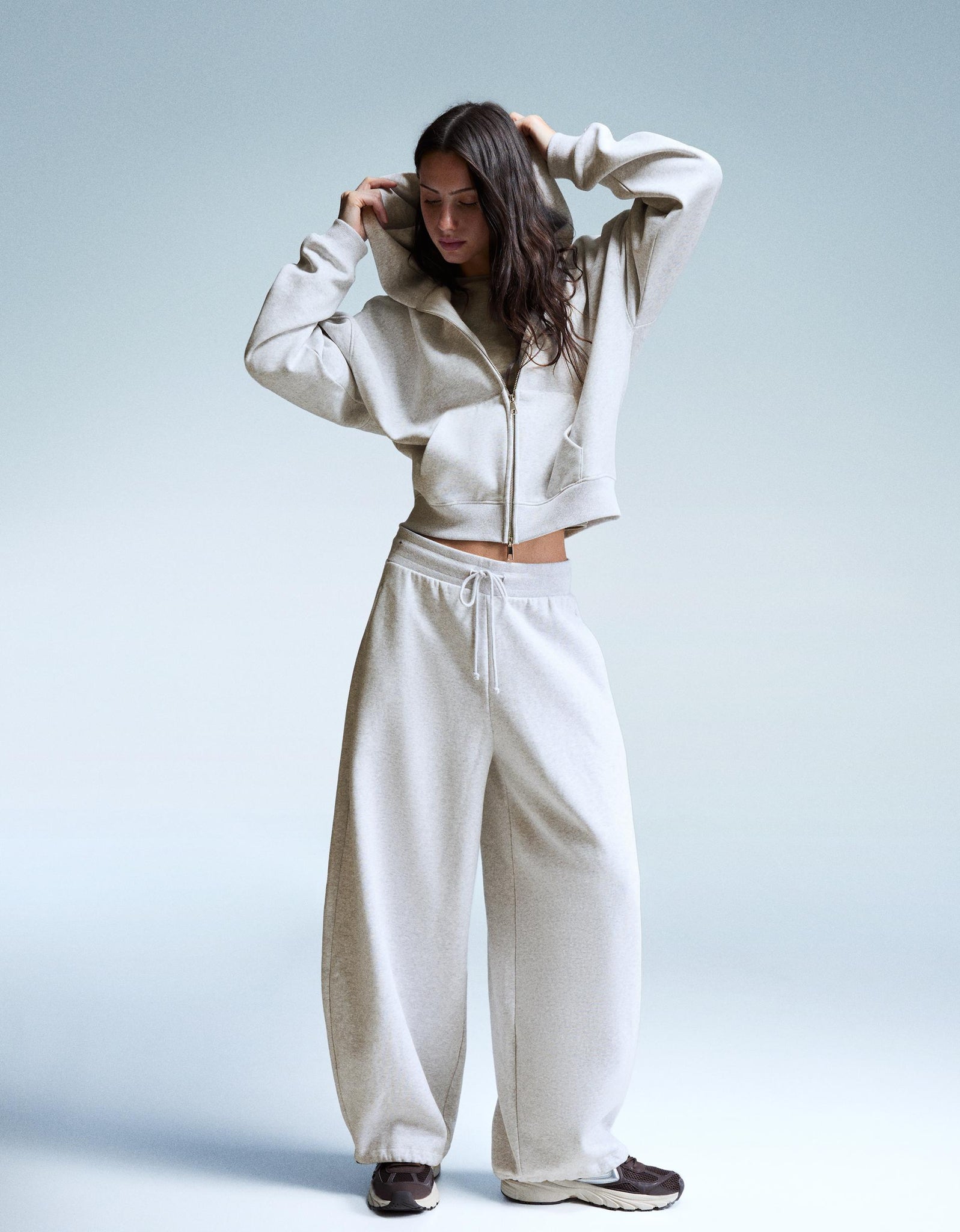 LT1K Grey Trouser With Stopper Finish On Hem.(Perfect For All Season)