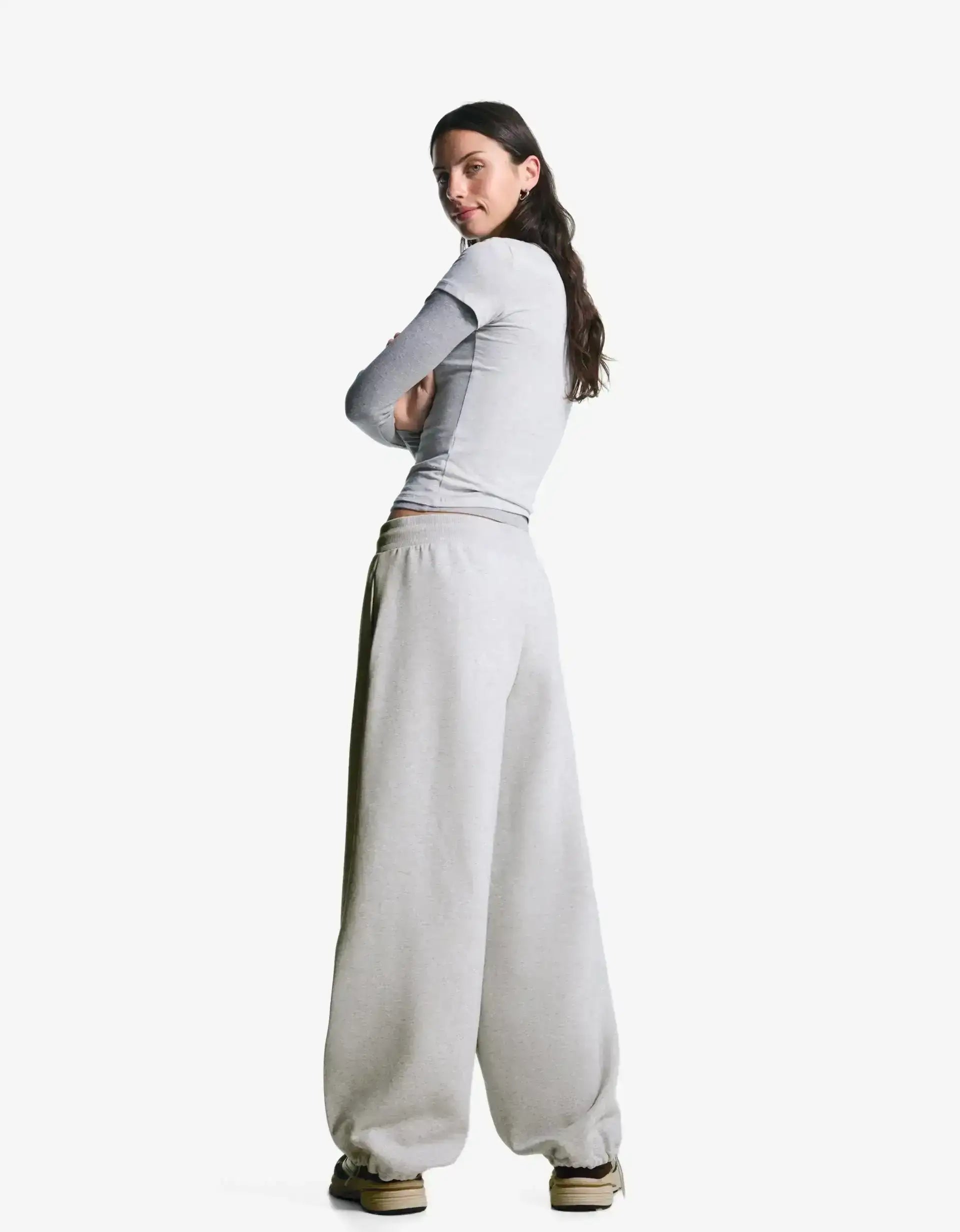 LT1K Baggy Trouser With Stopper Finish On Hem.(Perfect For All Season)