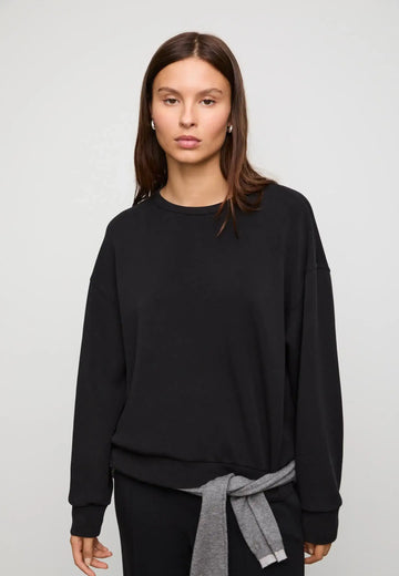 LT1K Black Oversize Sweatshirt.