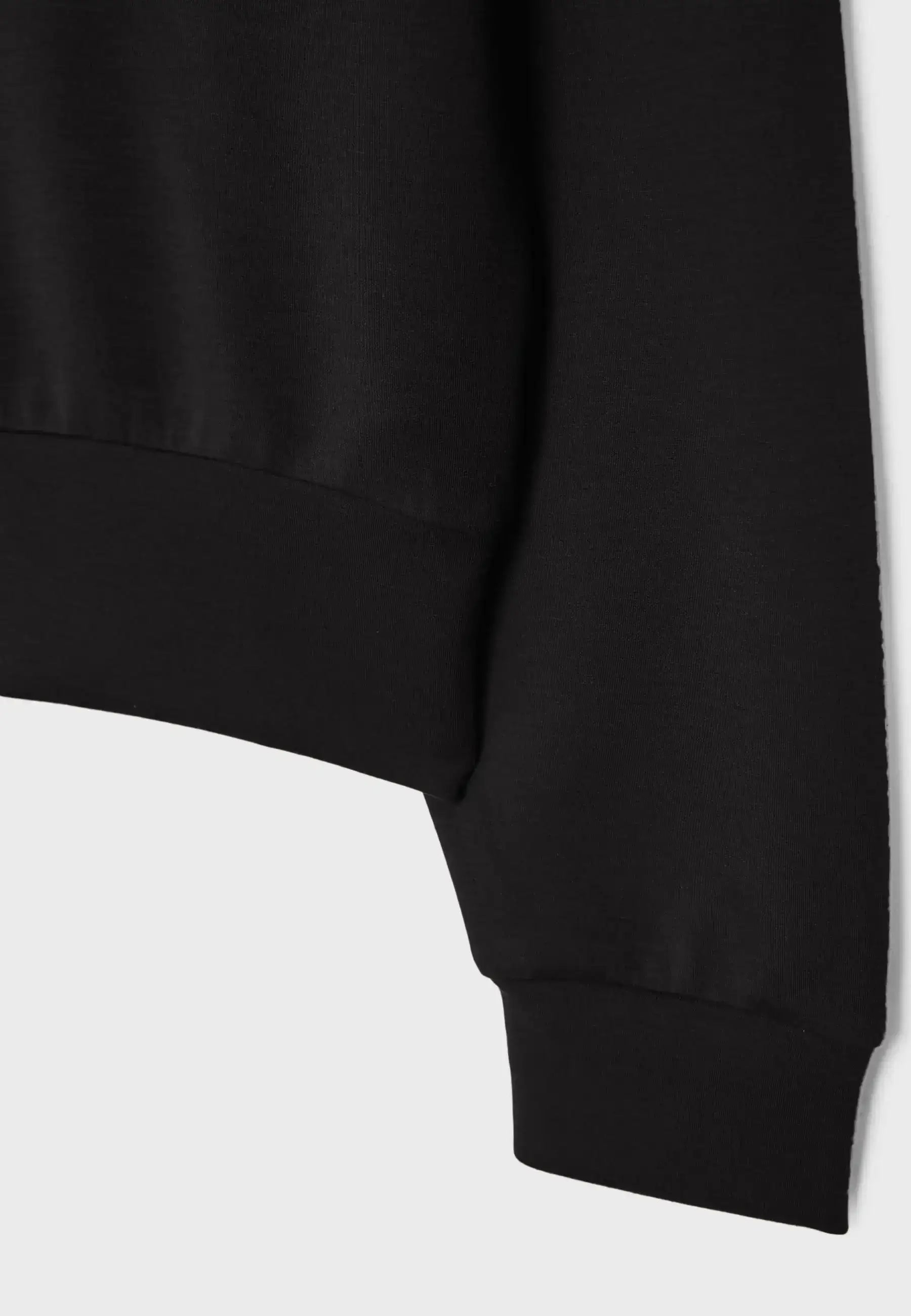 LT1K Black Collared Oversize Sweatshirt.