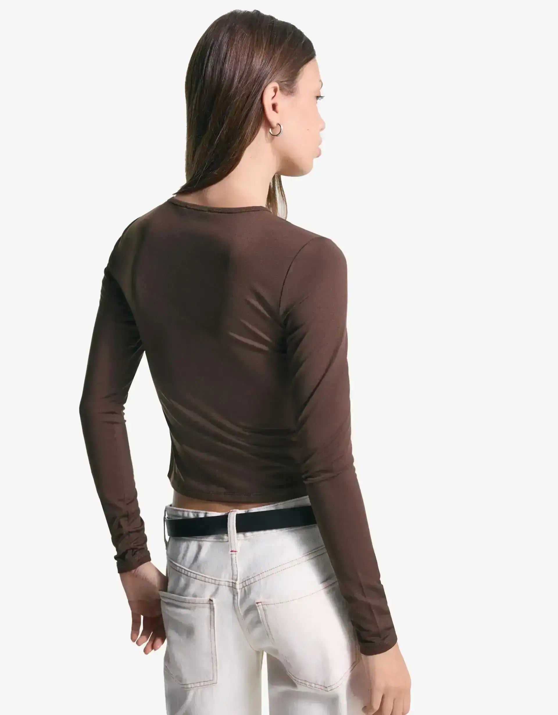 LT1K Essential Long sleeve Slim Top with buttons.(Perfect For All Season)