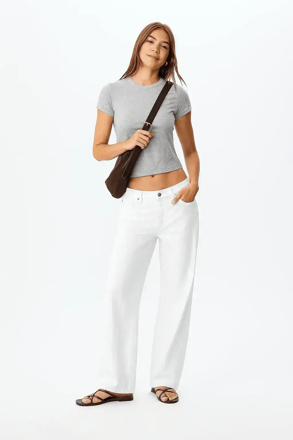 LT1K White Essential Slim T-Shirt.