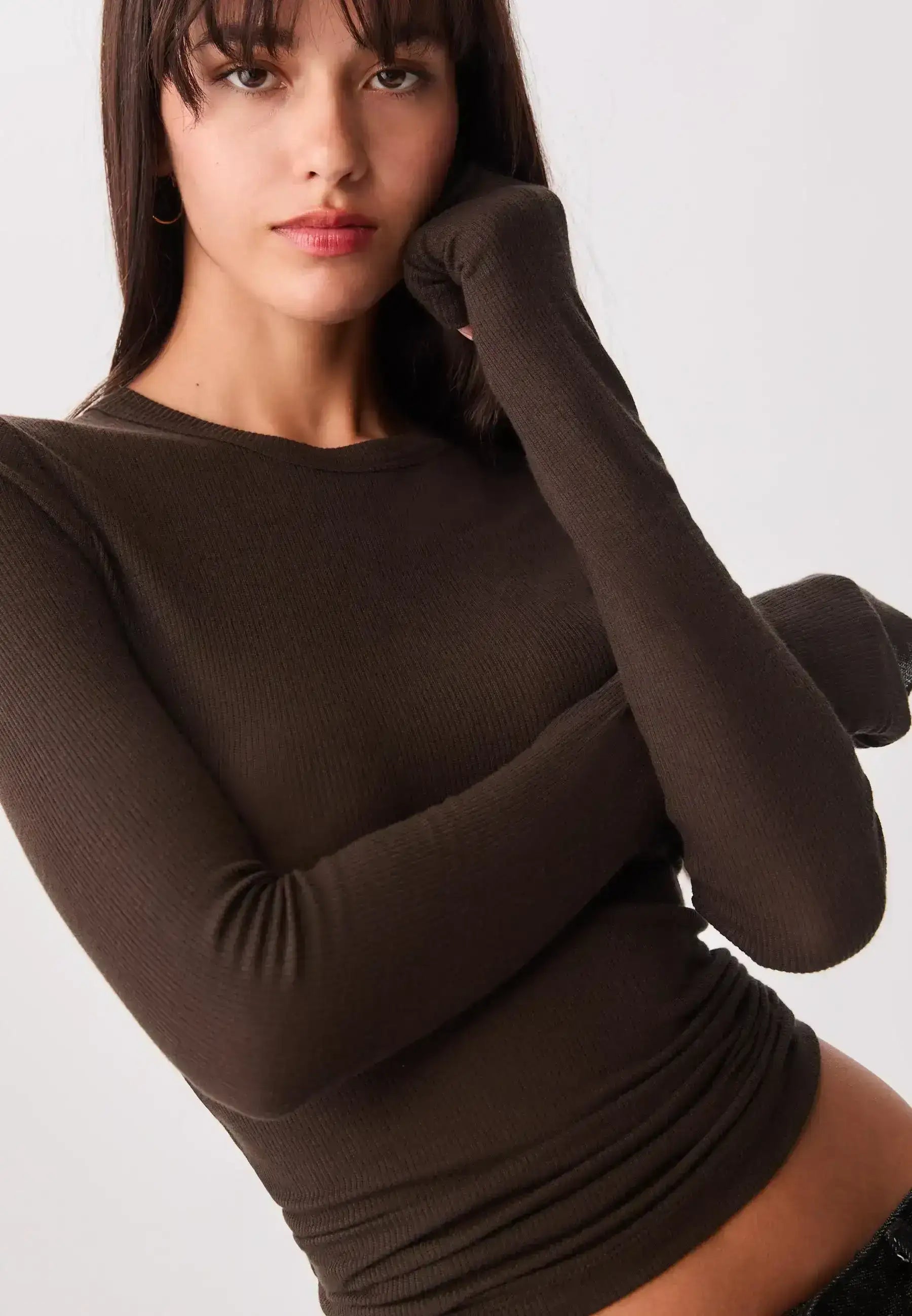 LT1K Essential Full-Sleeves Slim Top.(Perfect For All Season)
