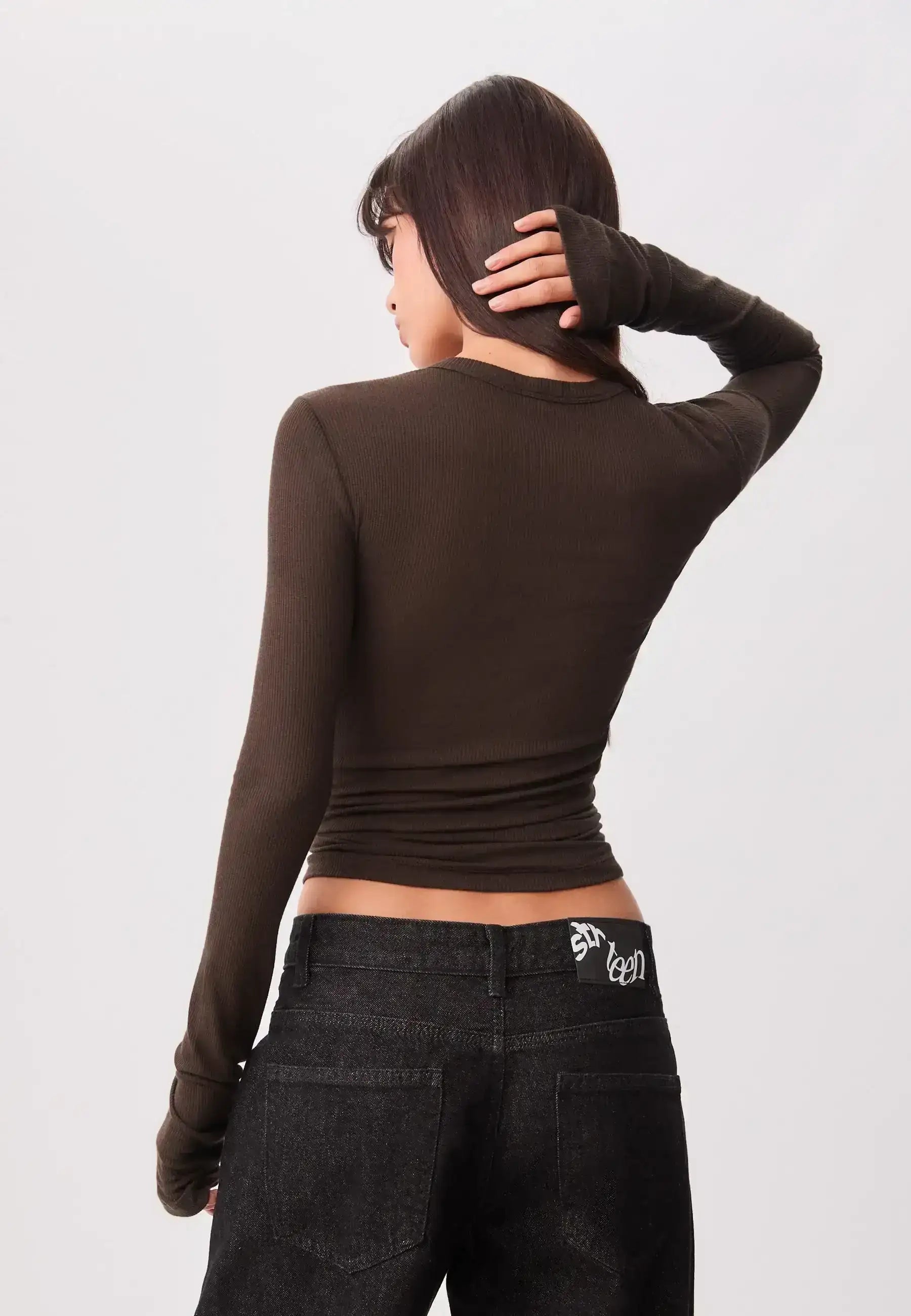LT1K Essential Full-Sleeves Slim Top.(Perfect For All Season)