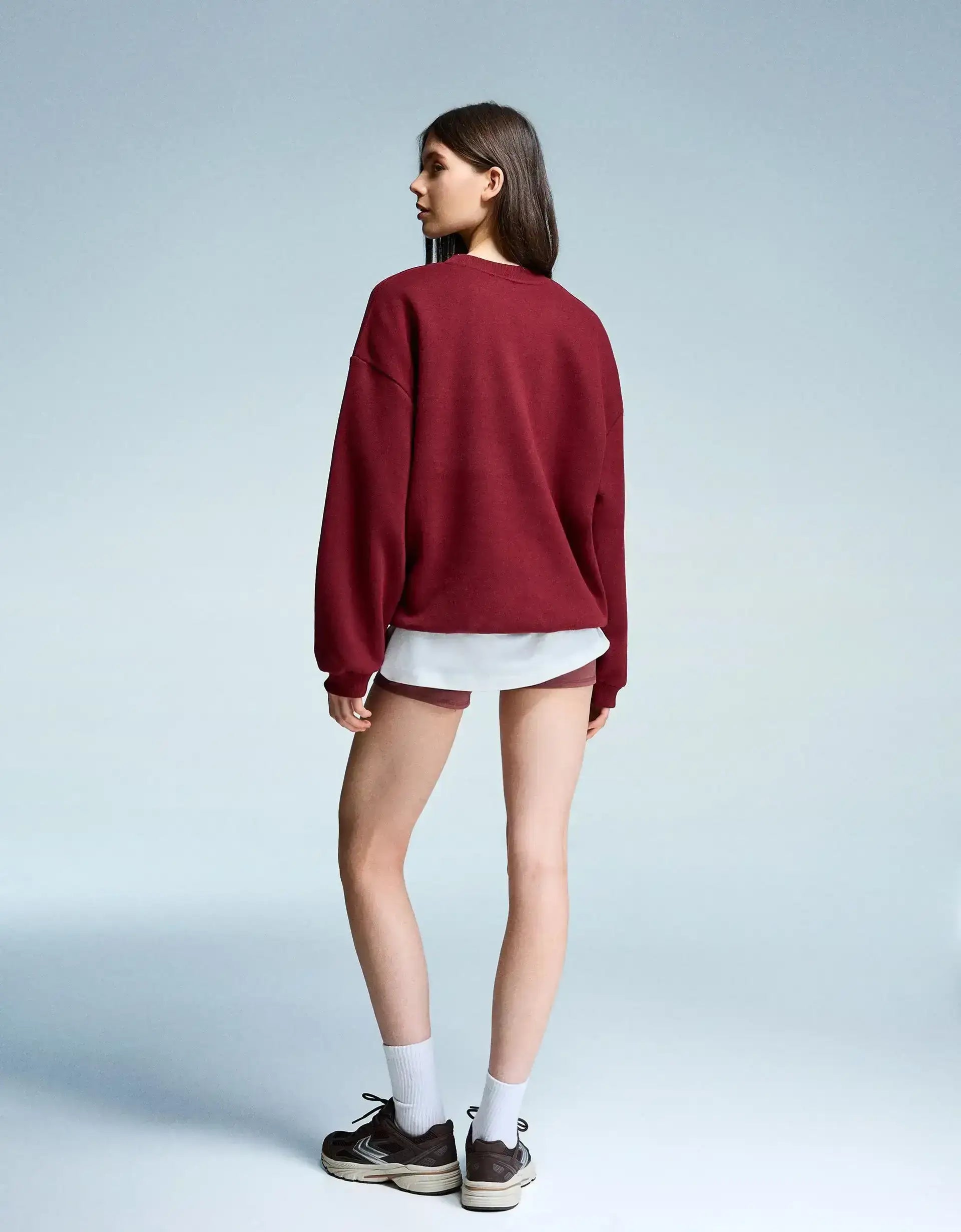 LT1K Maroon Oversize Sweatshirt