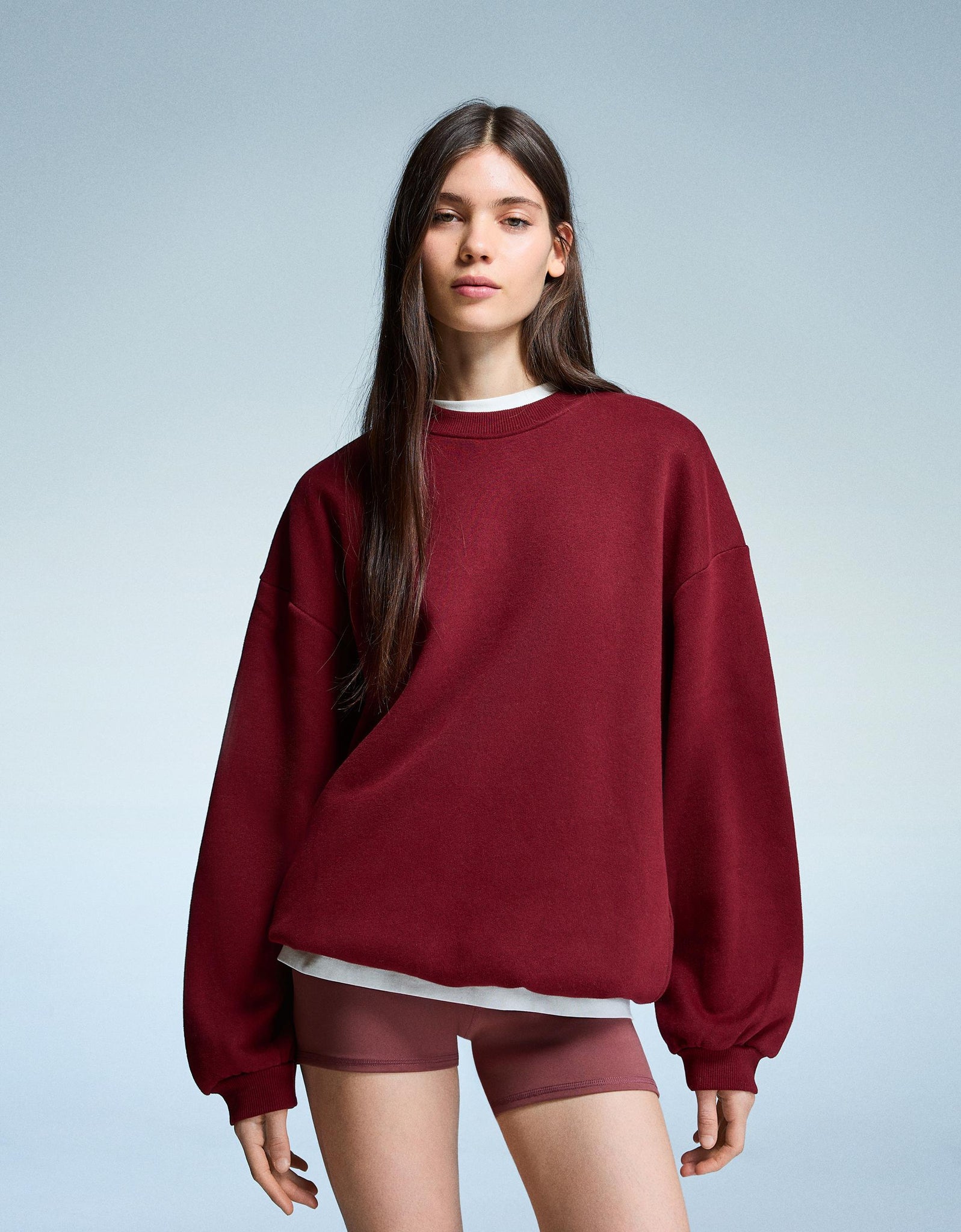 LT1K Maroon Oversize Sweatshirt
