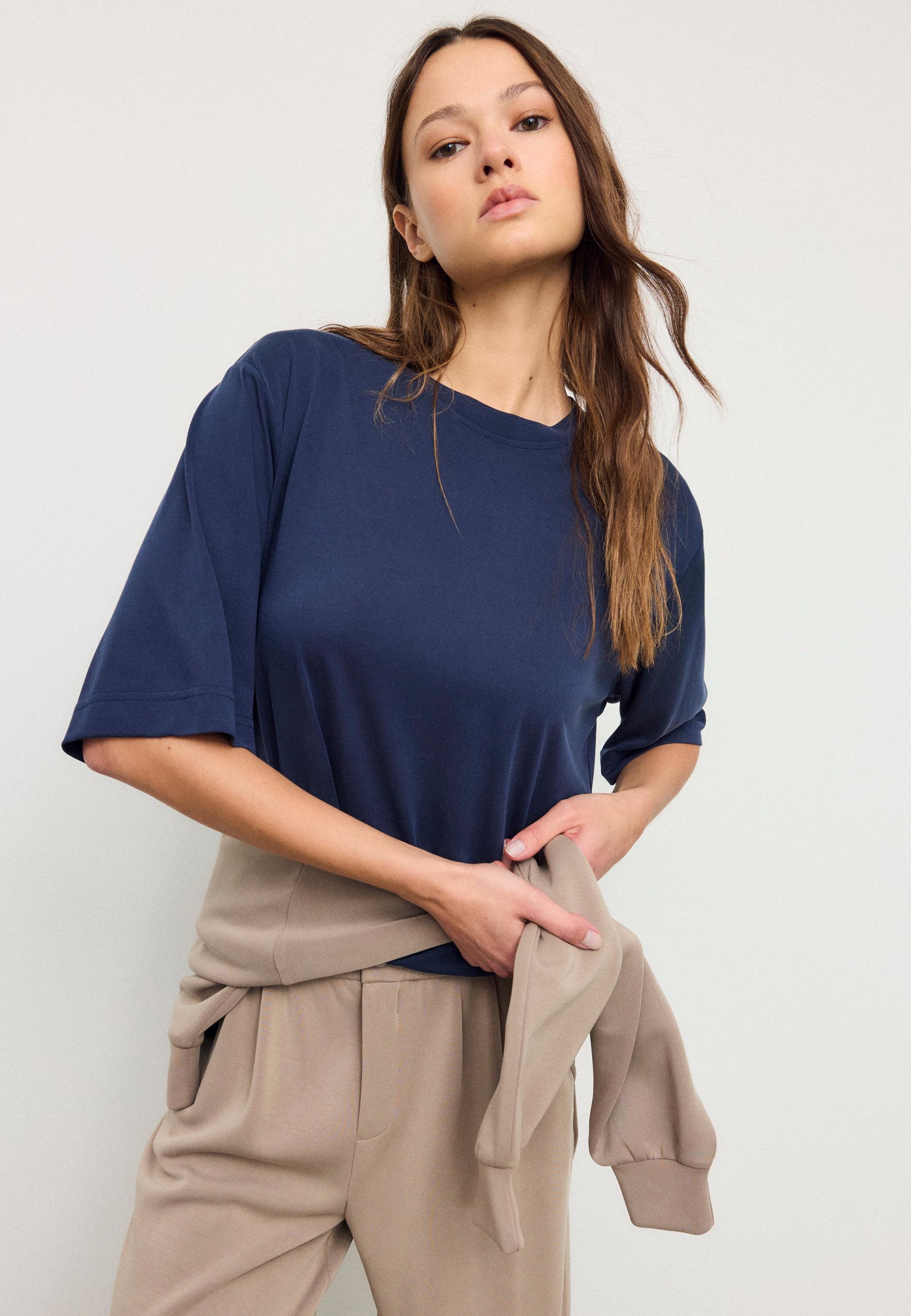 LT1K Oversize Navy Blue Essential T-Shirt