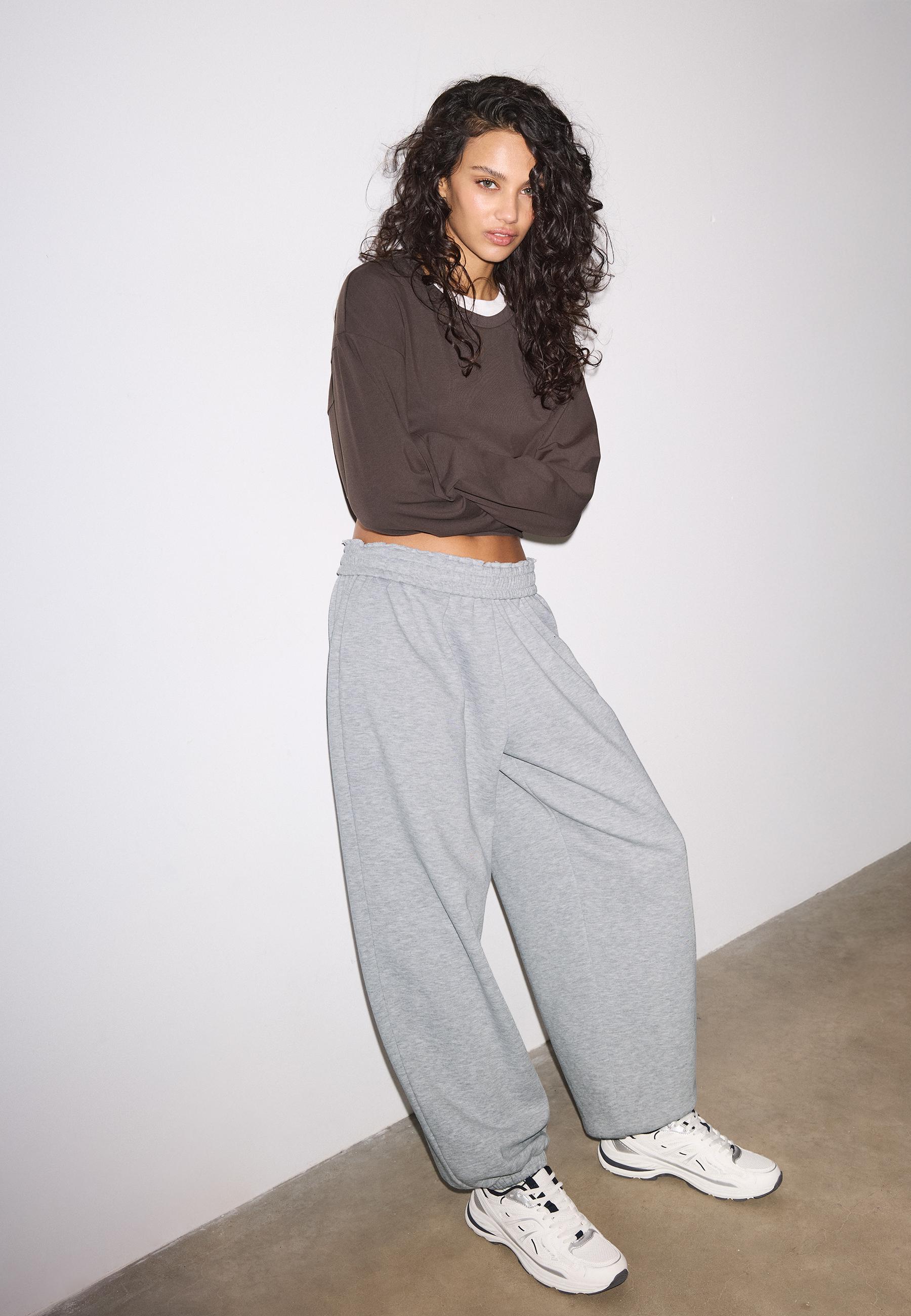 LT1K Grey Baggy Trouser.(Perfect For All Season).