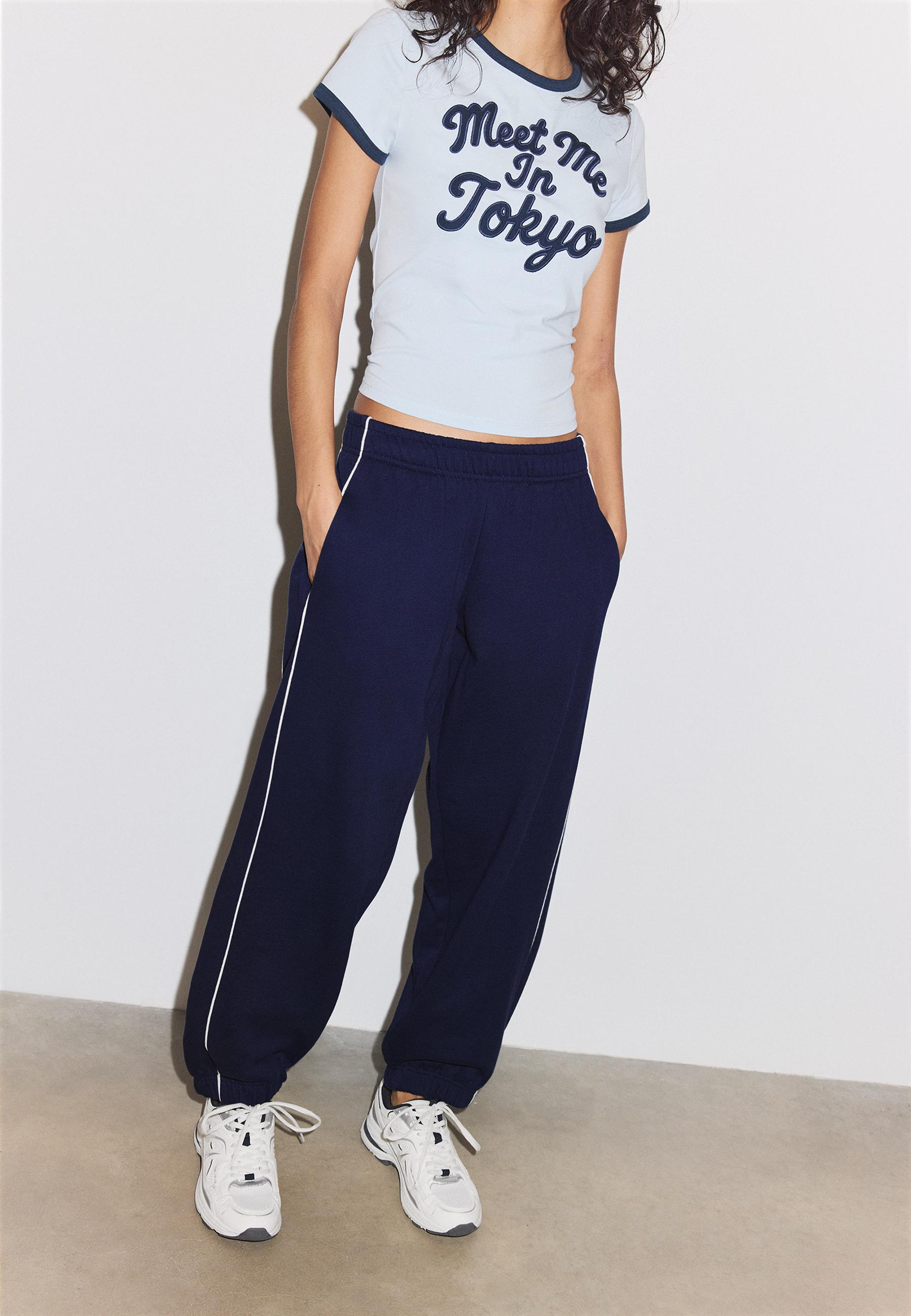 LT1K Double Piping Baggy Jogger. (Perfect For All Season).