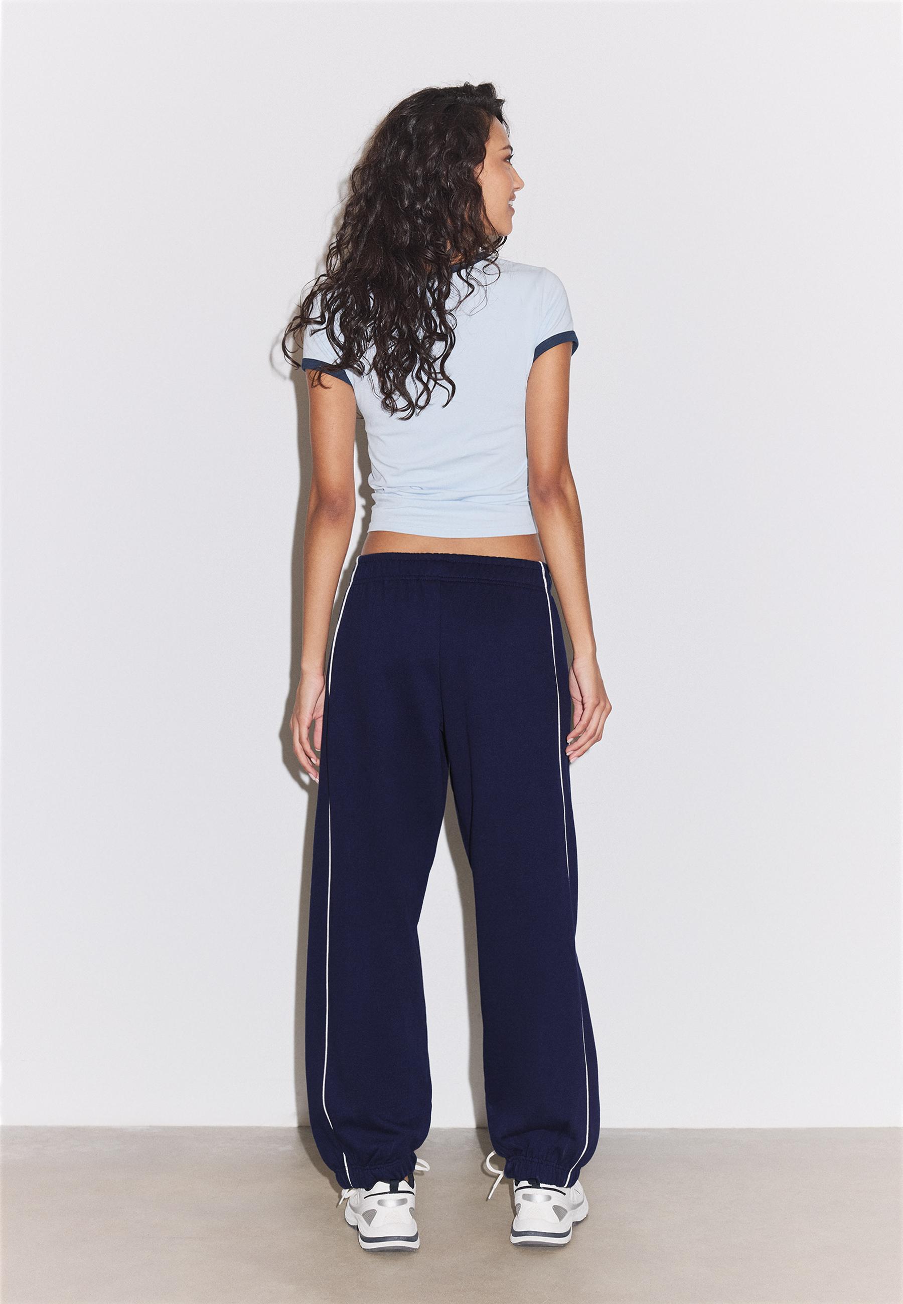 LT1K Double Piping Baggy Jogger. (Perfect For All Season).