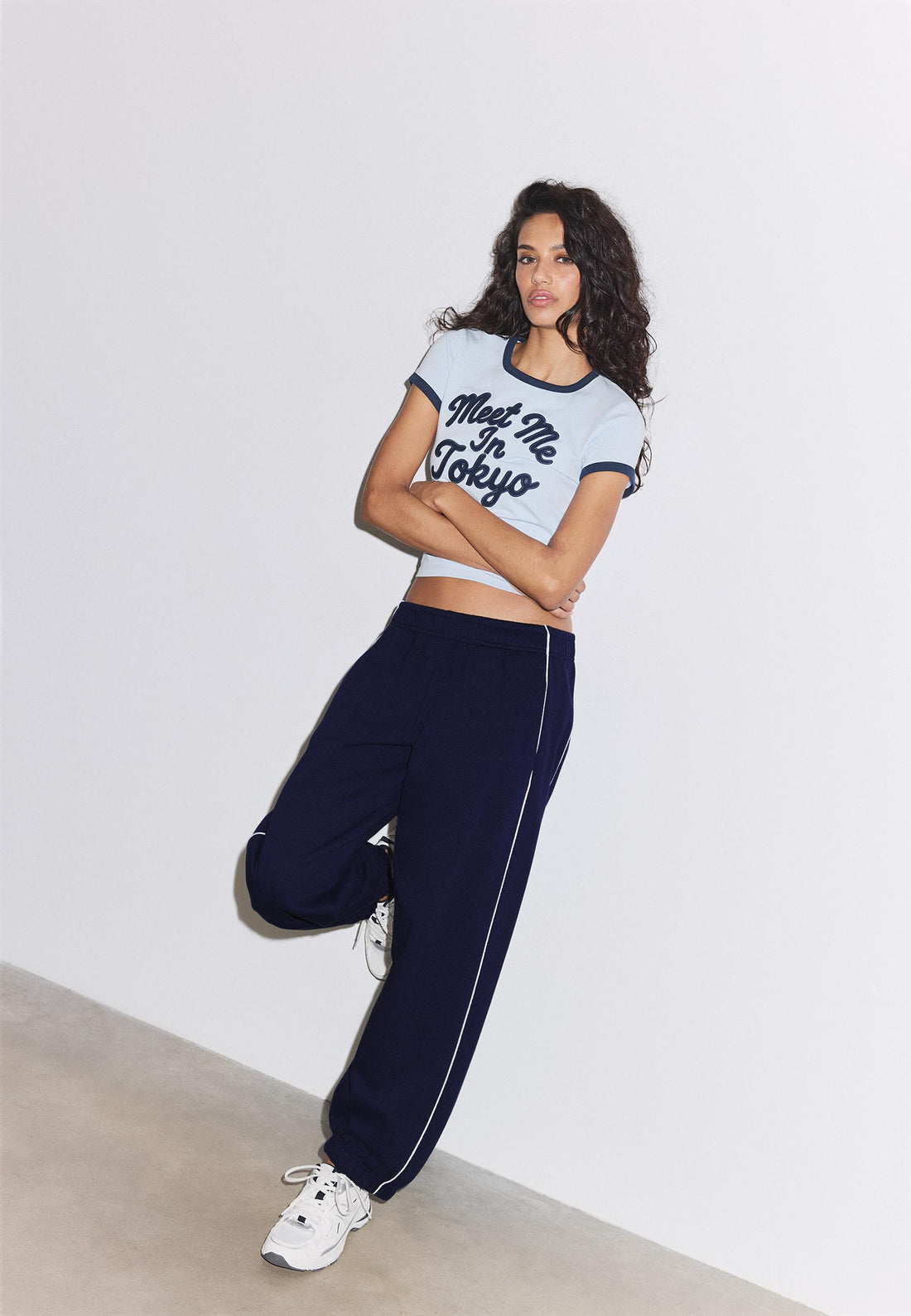 LT1K Double Piping Baggy Jogger. (Perfect For All Season).